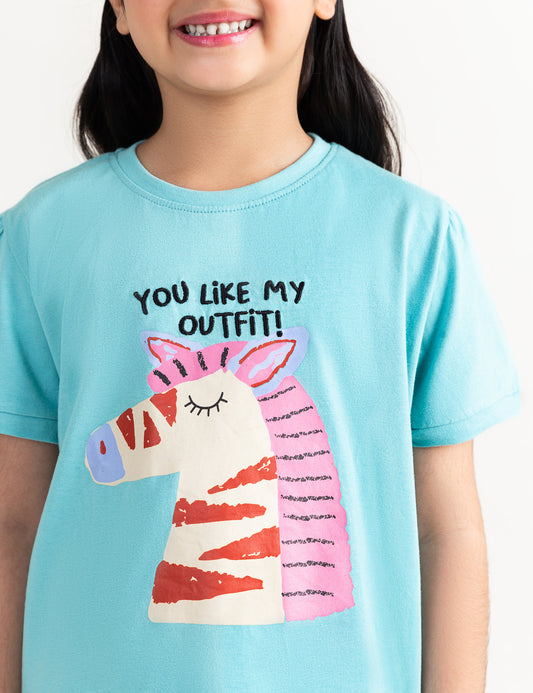 YOU LIKE MY OUTFIT PRINTED T-SHIRT