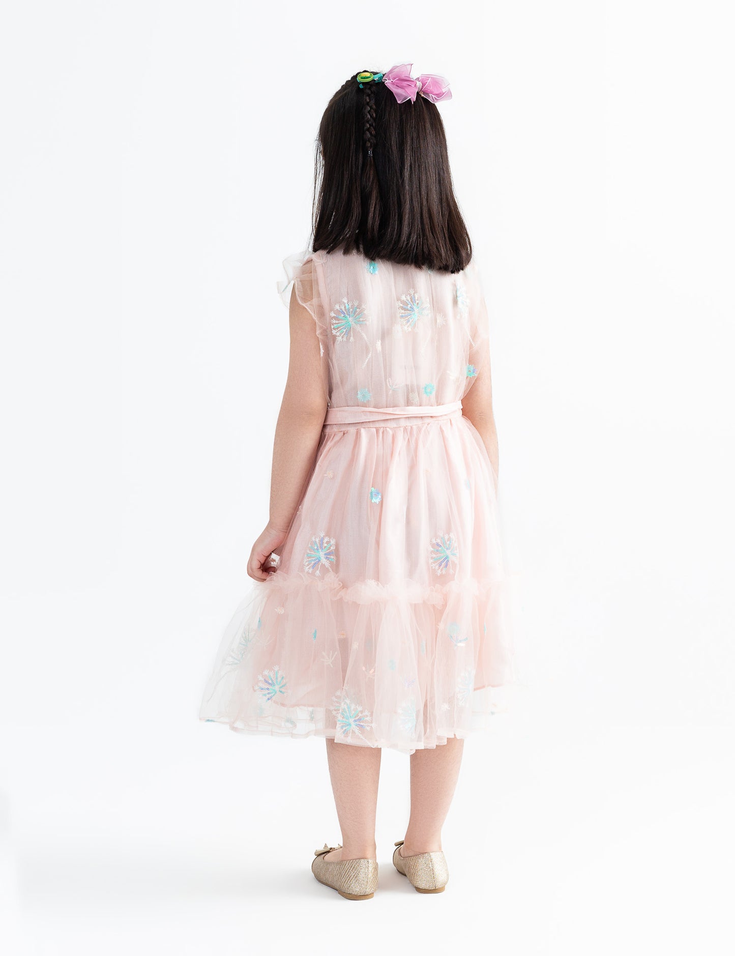 FLORAL EMBROIDERED DRESS