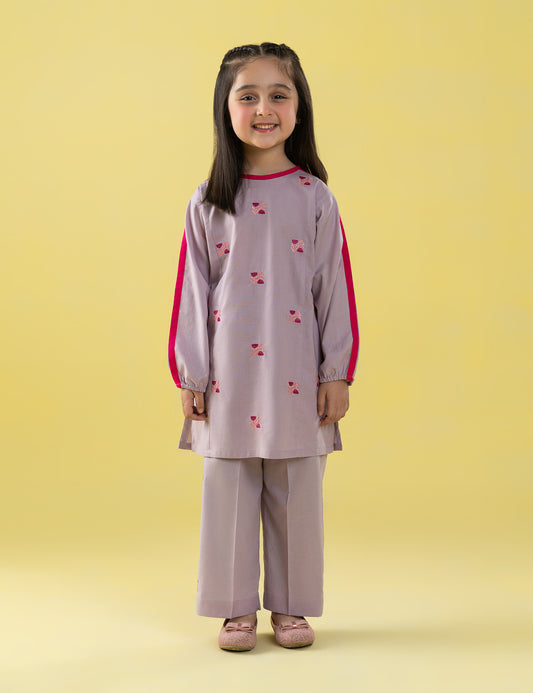 2 PIECE FUN EMBROIDERED SUIT