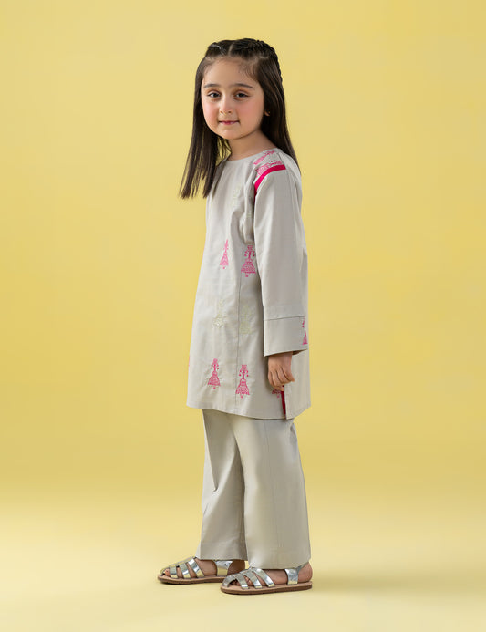 2 PIECE FUN EMBROIDERED SUIT