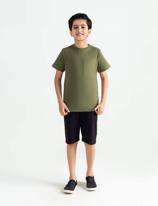 BASIC T-SHIRT WITH PATCH POCKET