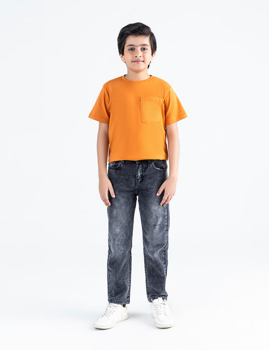 BASIC T-SHIRT WITH PATCH POCKET