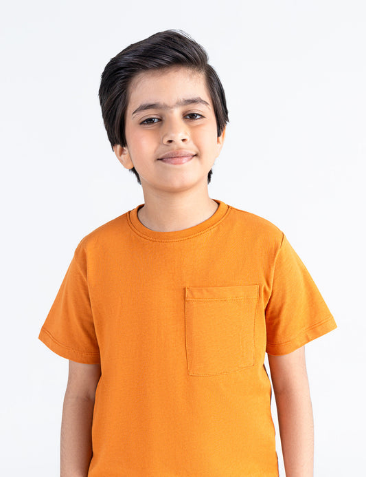 BASIC T-SHIRT WITH PATCH POCKET