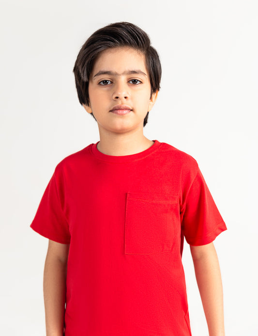 BASIC T-SHIRT WITH PATCH POCKET