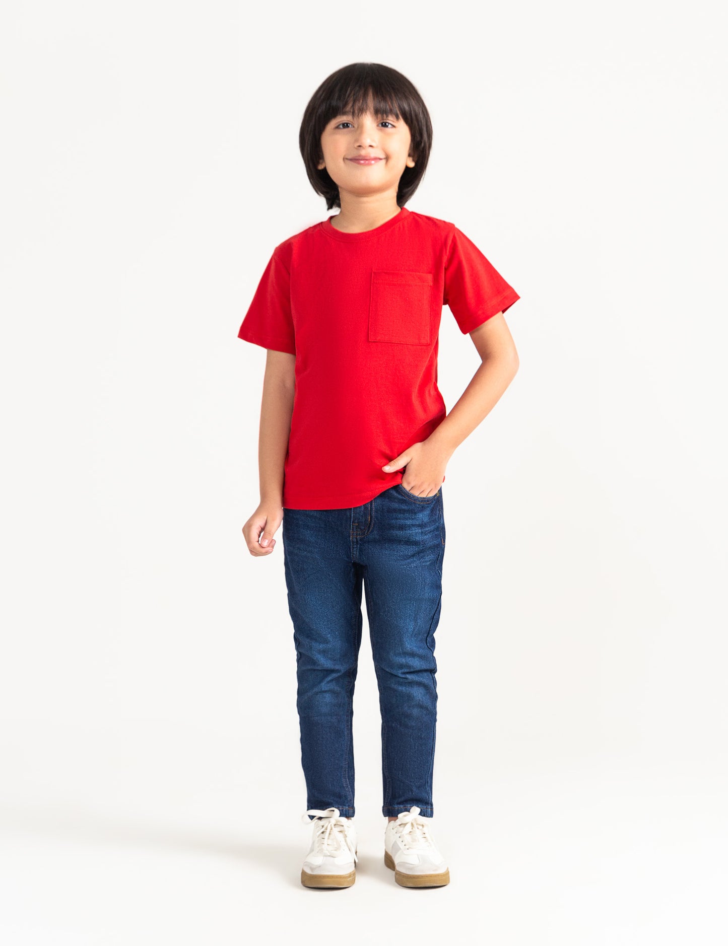 BASIC T-SHIRT WITH PATCH POCKET