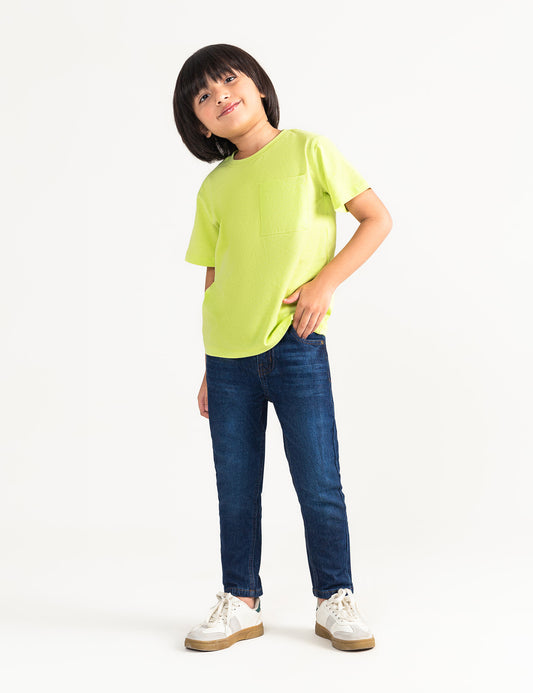 BASIC T-SHIRT WITH PATCH POCKET