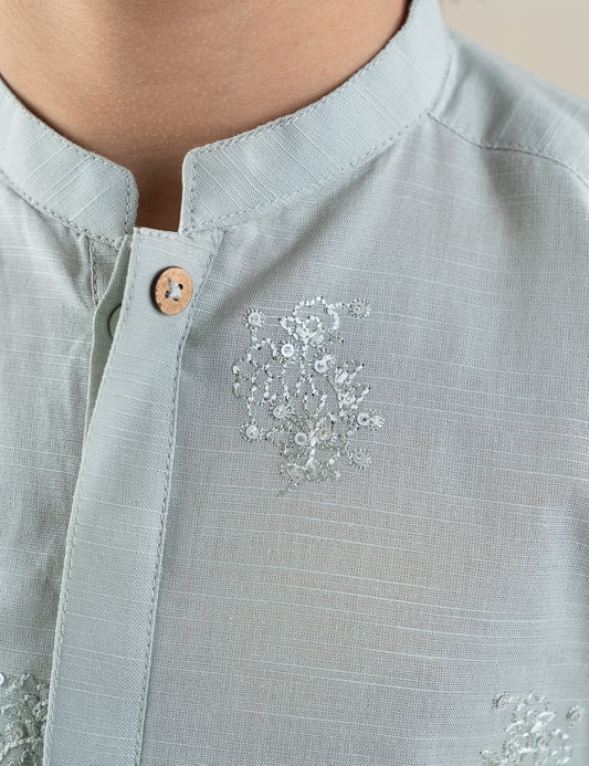 2 PIECE EMBROIDERED SUIT