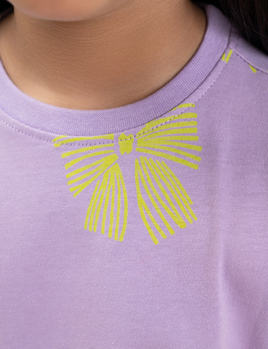 2 PIECE BOW TIE PRINTED SUIT