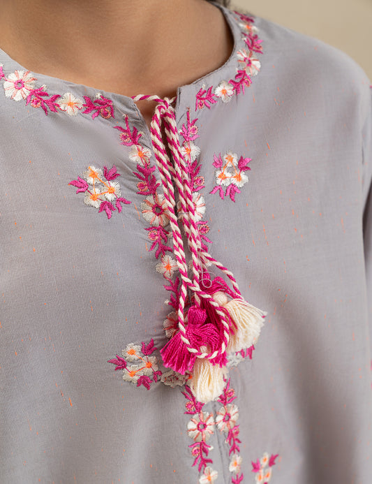 EMBROIDERED DRESS