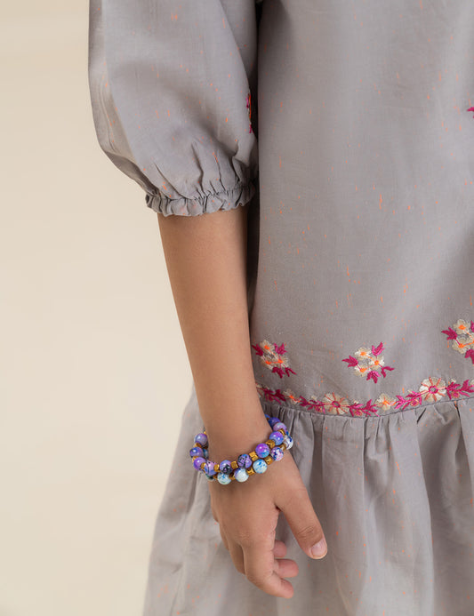 EMBROIDERED DRESS