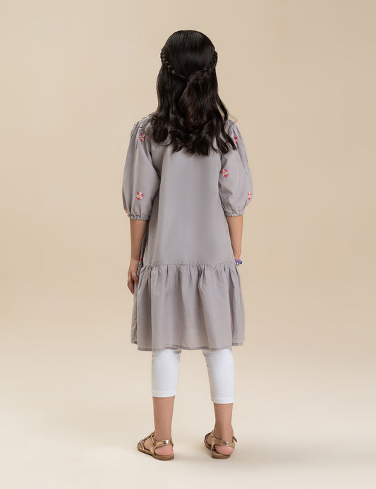 EMBROIDERED DRESS