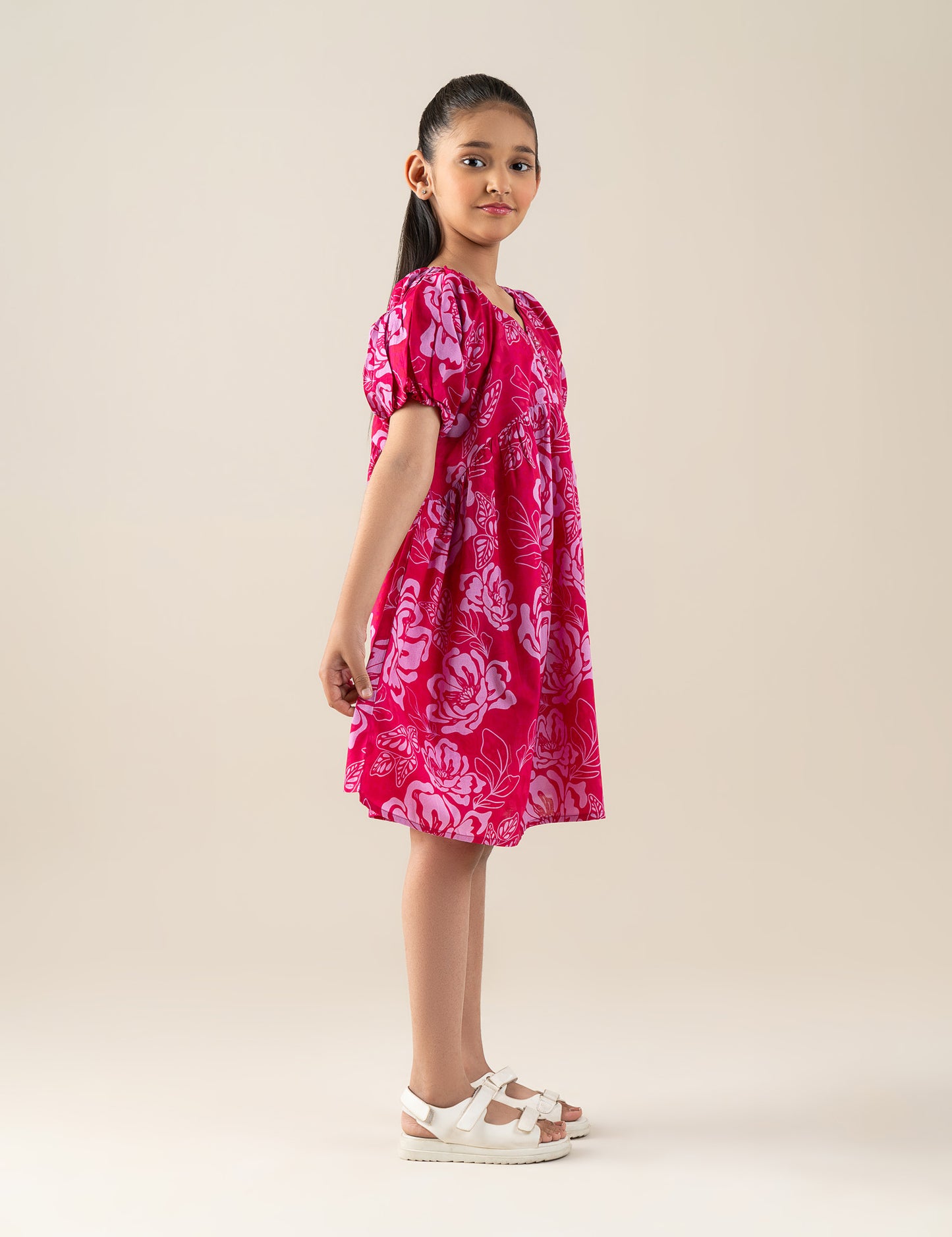 FLORAL EMBROIDERED DRESS