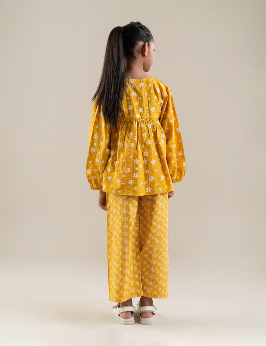 2 PIECE FLORAL PRINTED SUIT