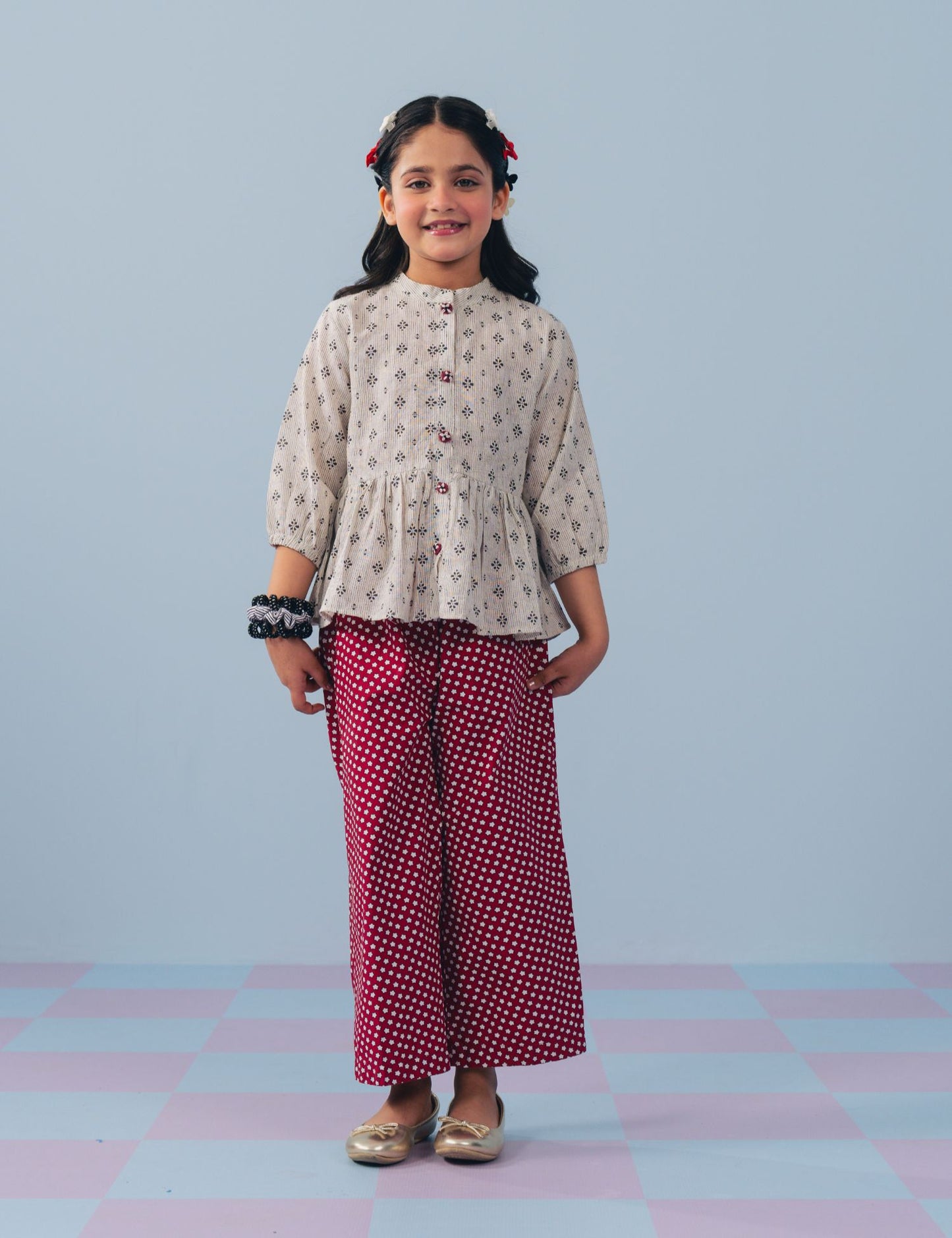 2 PIECE PRINTED SUIT