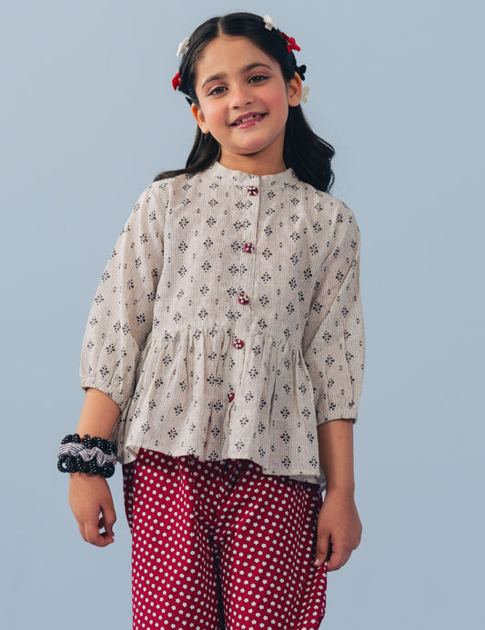 2 PIECE PRINTED SUIT