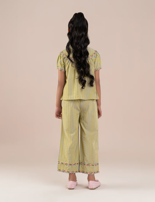 2 PIECE STRIPED SUIT