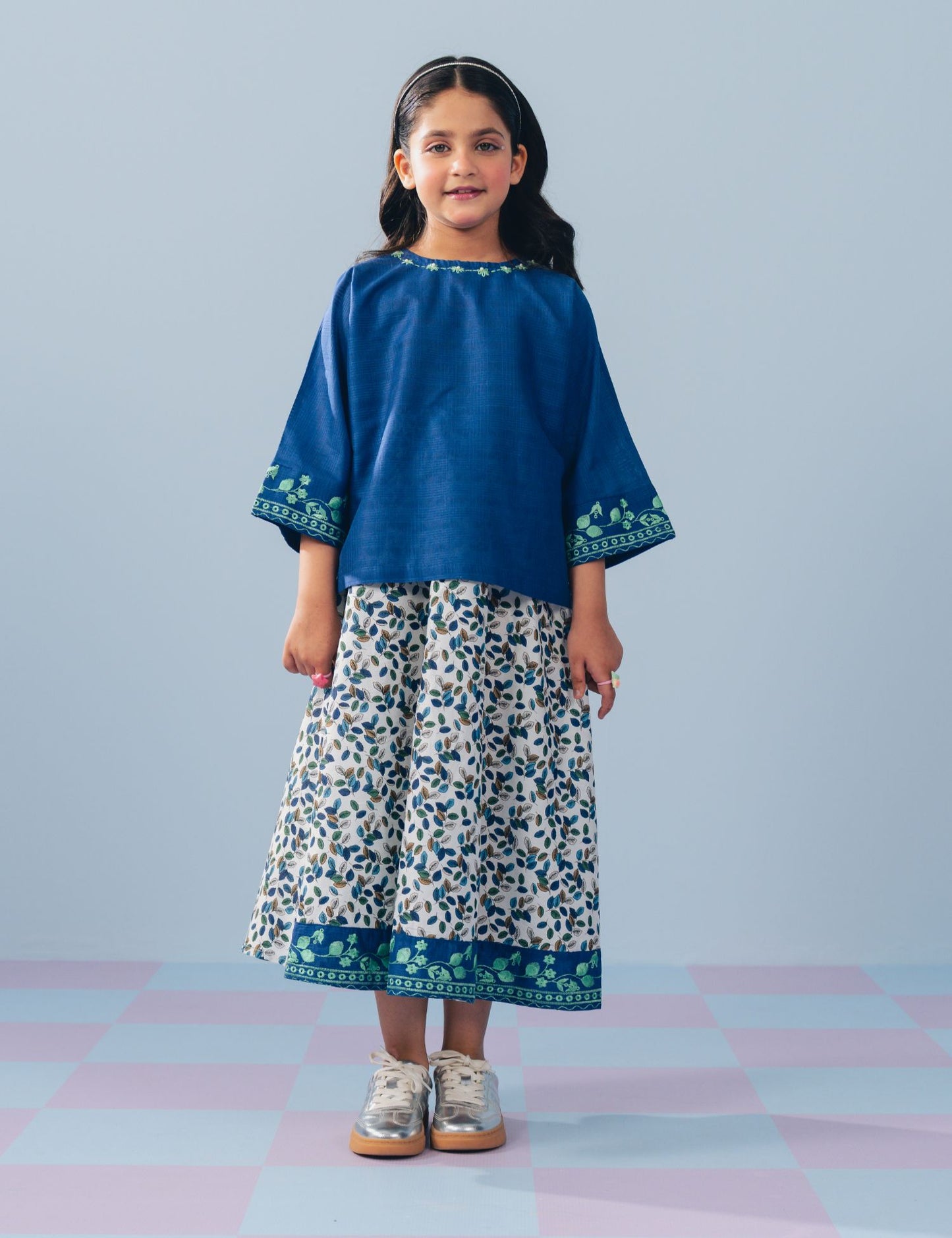 2 PIECE EMBROIDERED SUIT