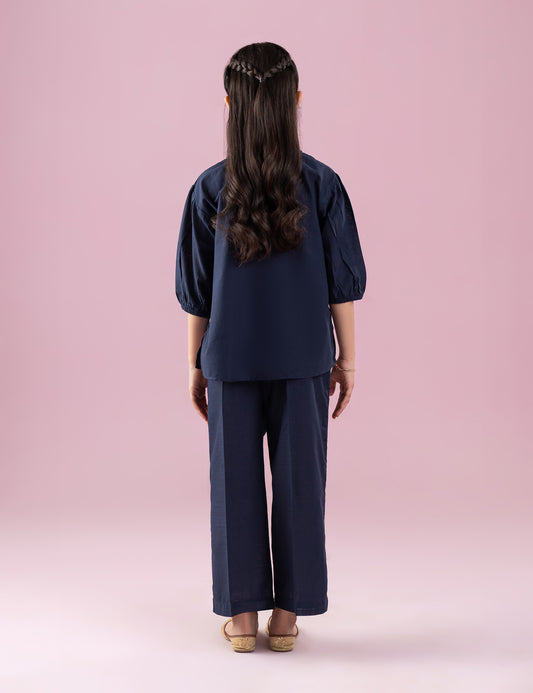 2 PIECE FLORAL EMBROIDERED DRESS