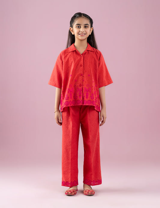 2 PIECE EMBROIDERED SUIT