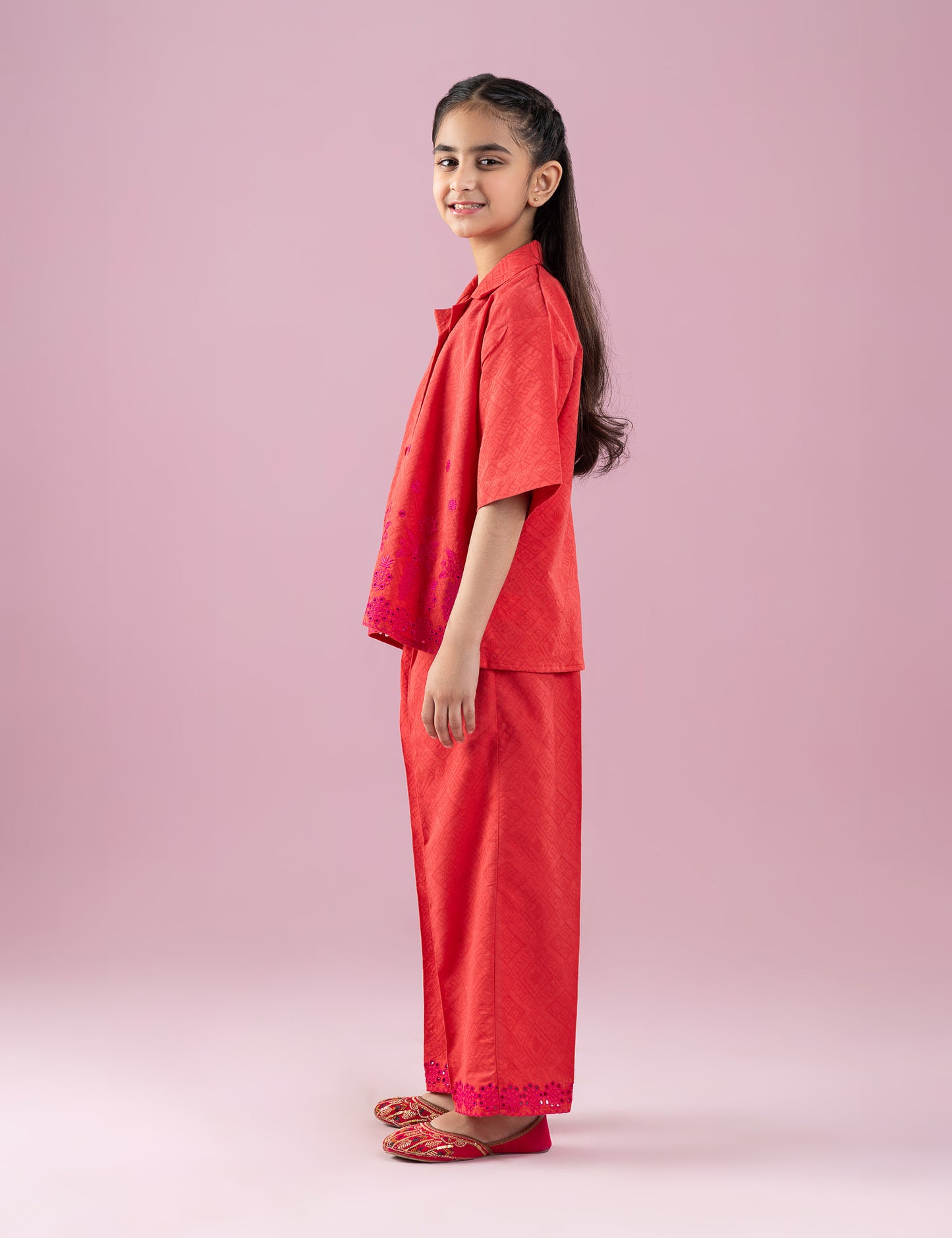 2 PIECE EMBROIDERED SUIT