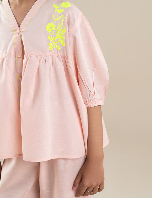 2 PIECE EMBROIDERED SUIT