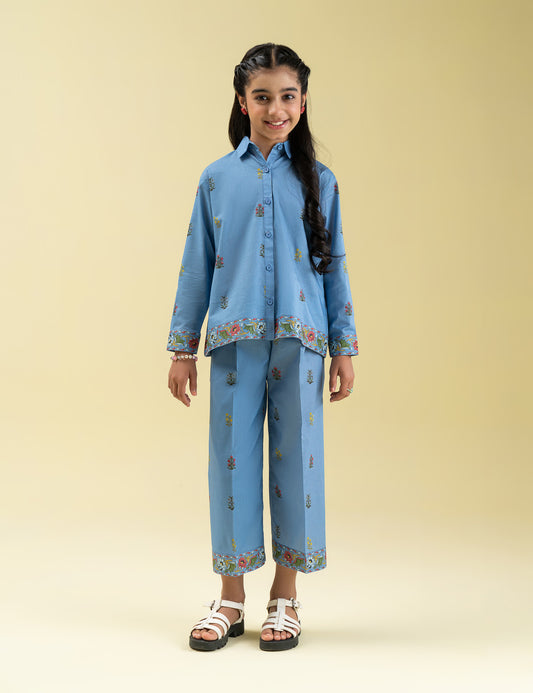 2 PIECE FLORAL PRINTED SUIT