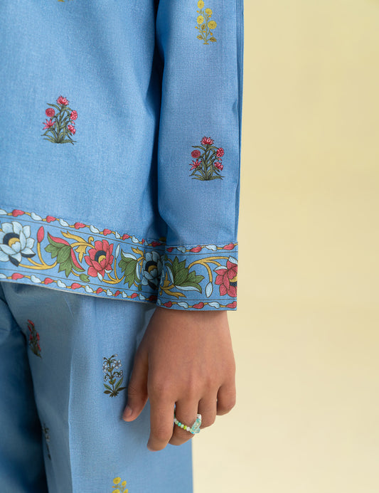2 PIECE FLORAL PRINTED SUIT