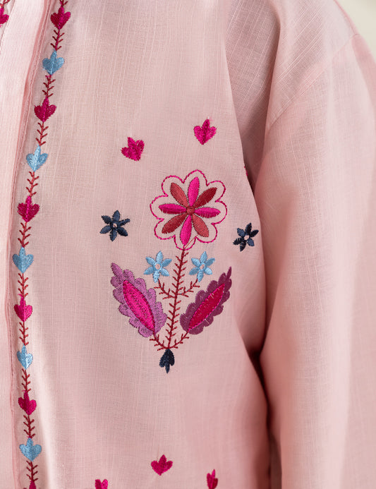 2 PIECE FLORAL EMBROIDERED SUIT