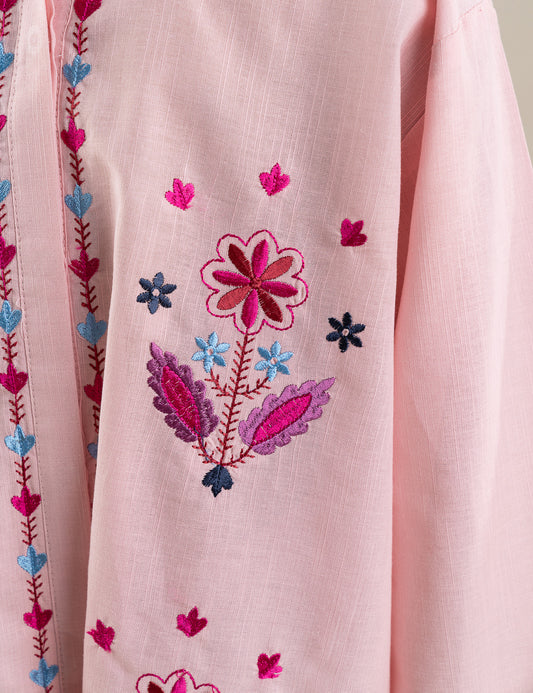 2 PIECE FLORAL EMBROIDERED SUIT