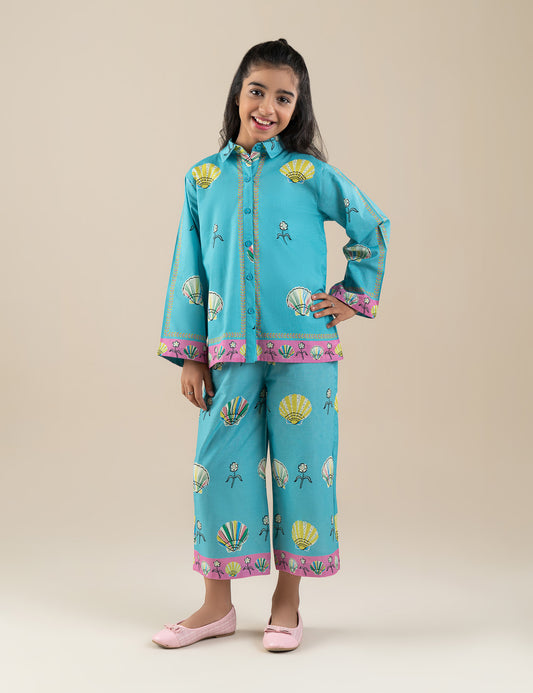 2 PIECE SHELL PRINTED SUIT