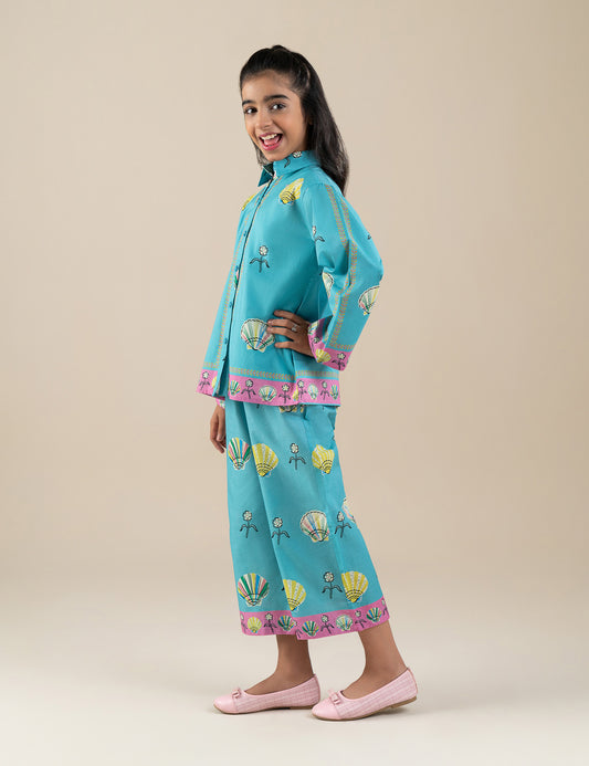 2 PIECE SHELL PRINTED SUIT