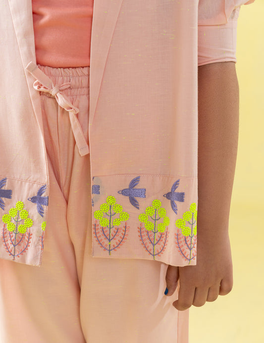 2 PIECE EMBROIDERED SUIT