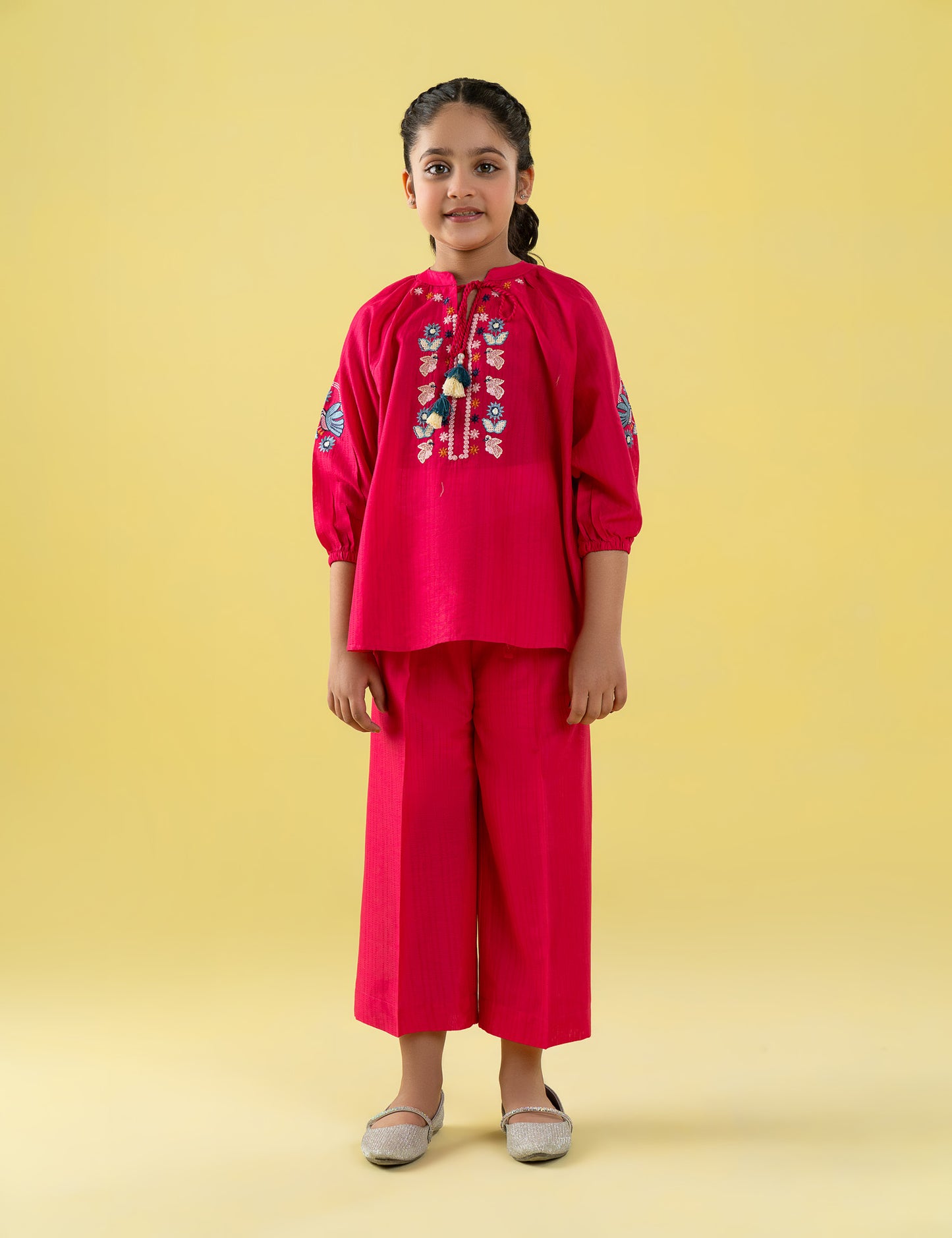 2 PIECE EMBROIDERED SUIT