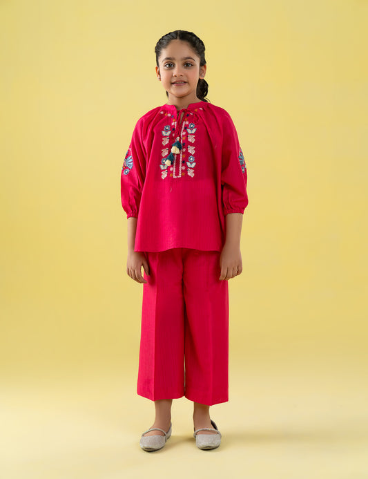 2 PIECE EMBROIDERED SUIT