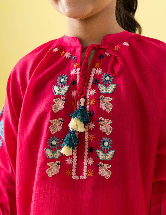 2 PIECE EMBROIDERED SUIT