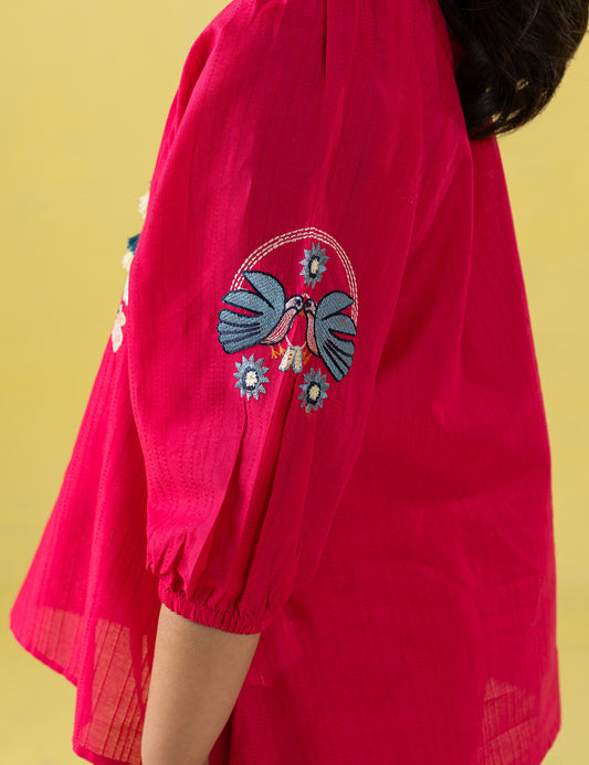 2 PIECE EMBROIDERED SUIT