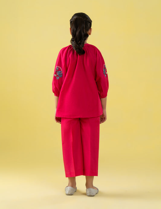 2 PIECE EMBROIDERED SUIT