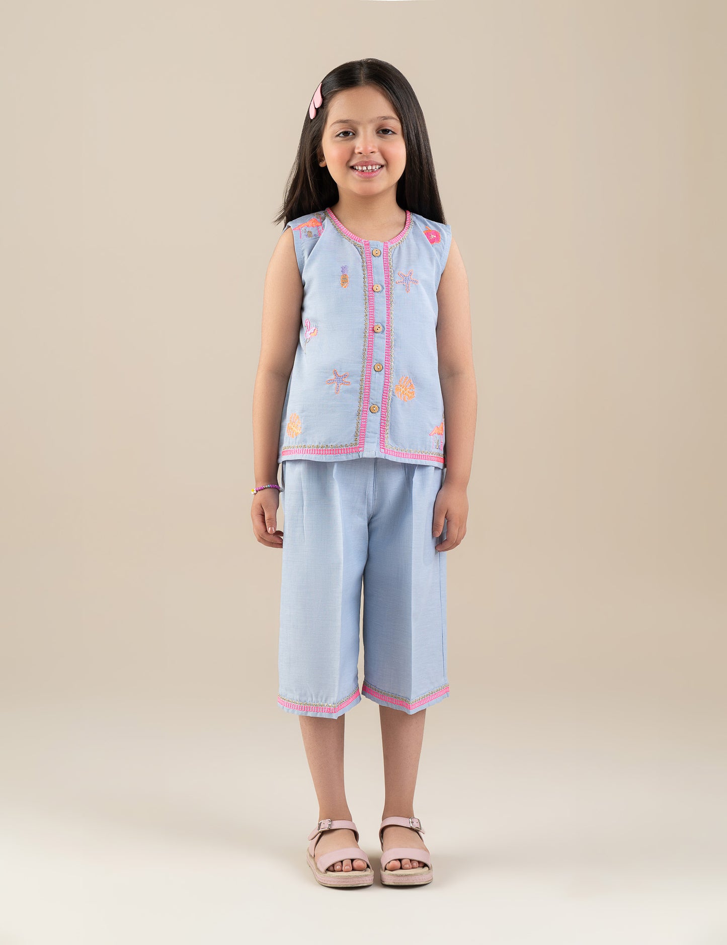 2 PIECE STYLISED EMBROIDERED SUIT