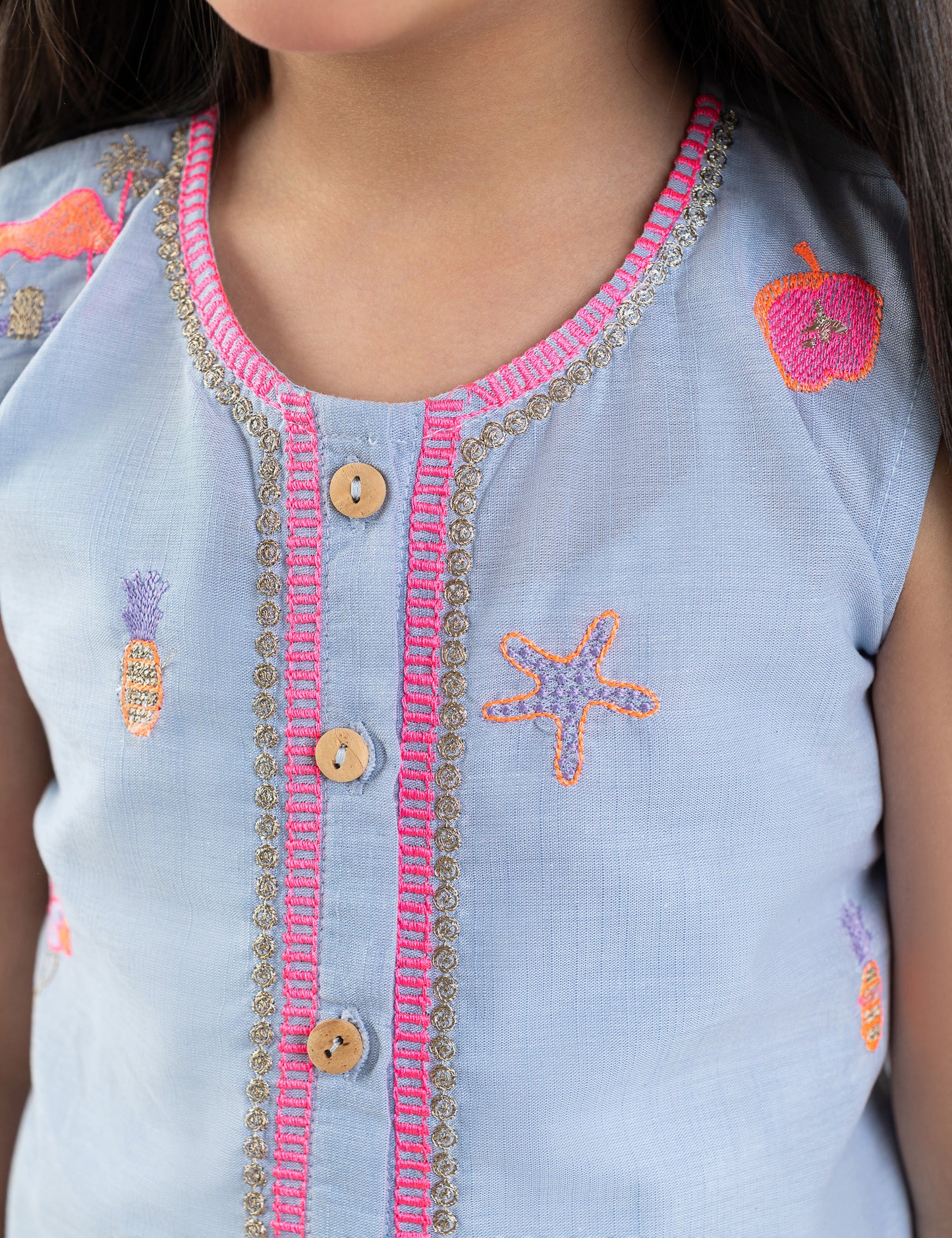 2 PIECE STYLISED EMBROIDERED SUIT