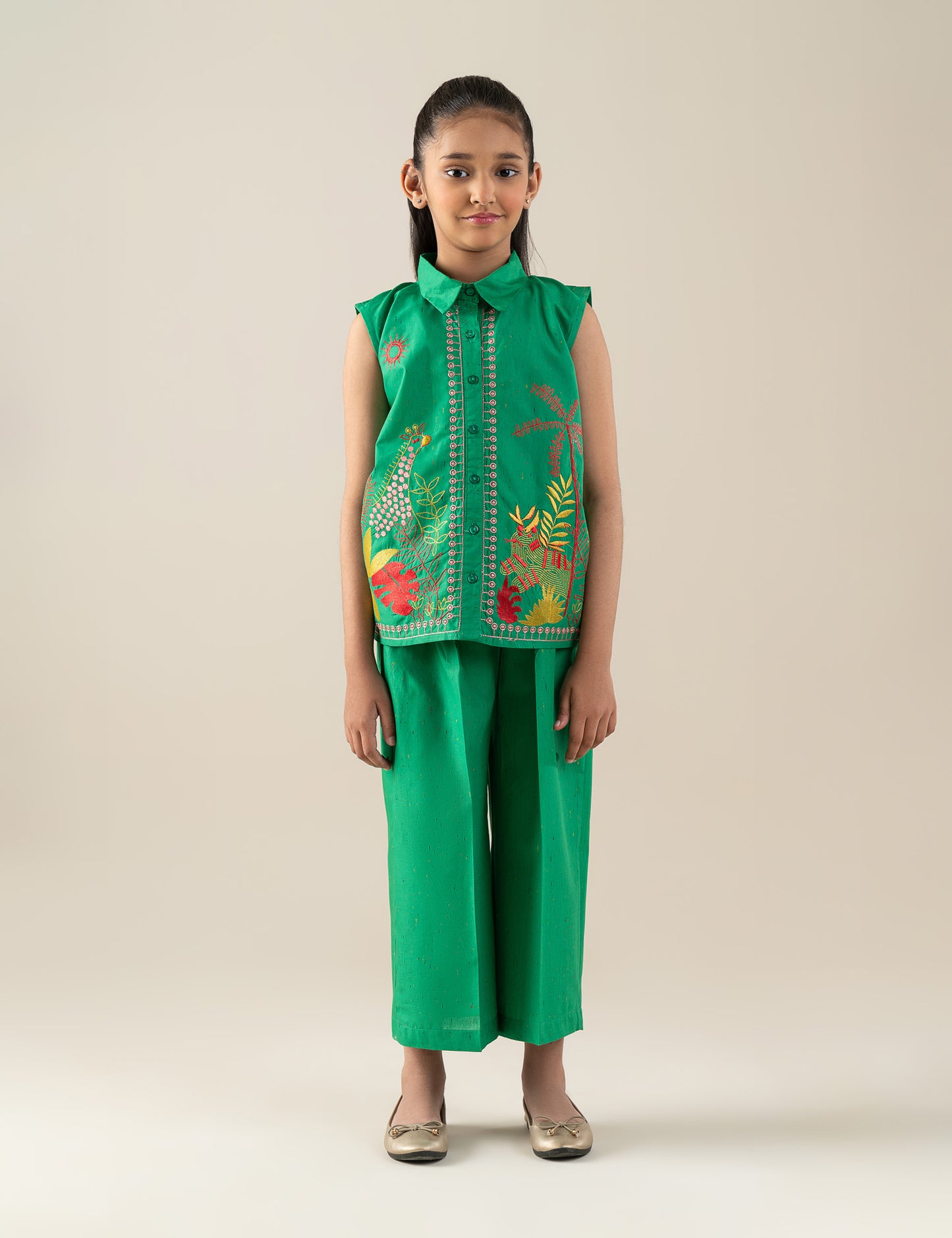 2 PIECE STYLISED EMBROIDERED SUIT