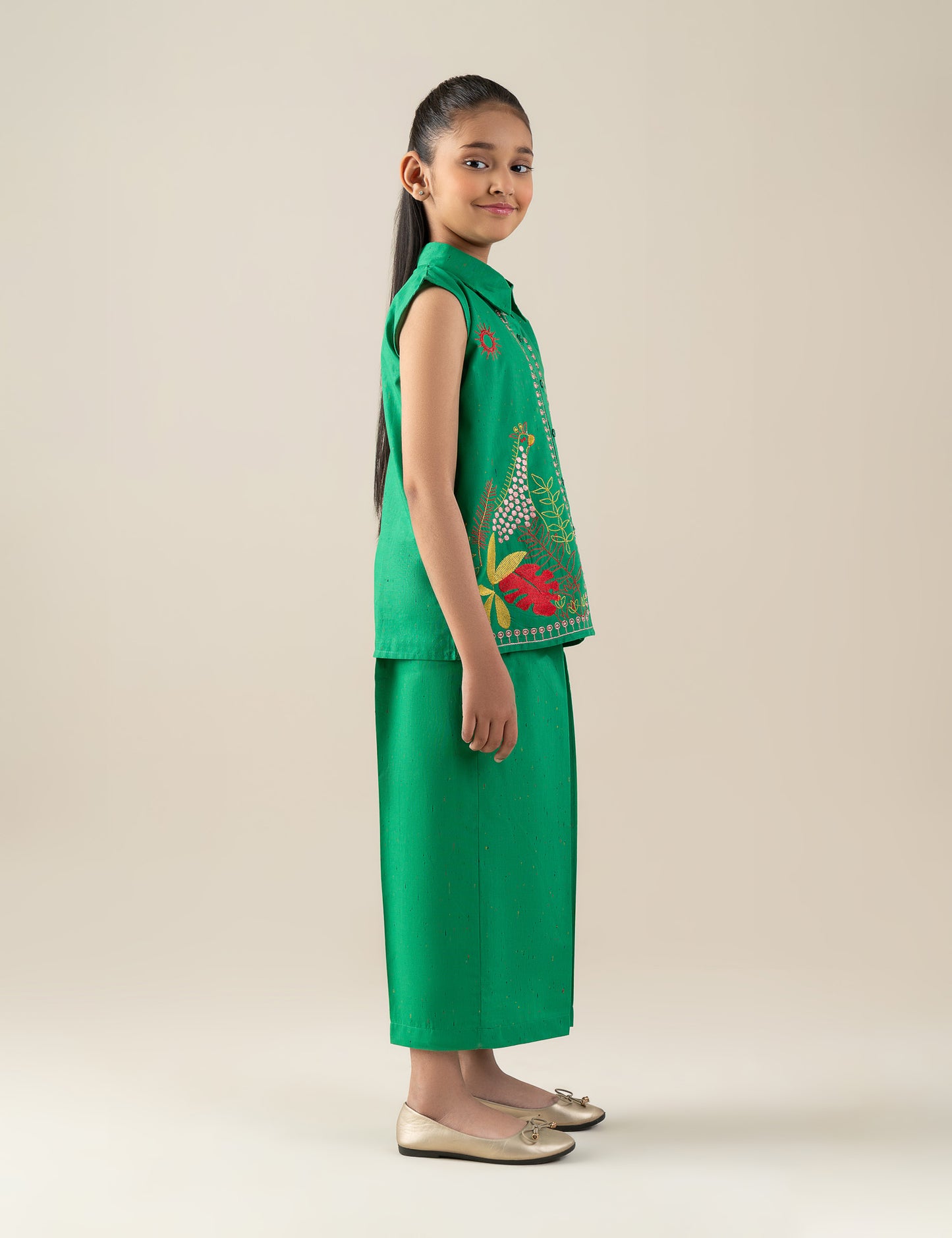 2 PIECE STYLISED EMBROIDERED SUIT