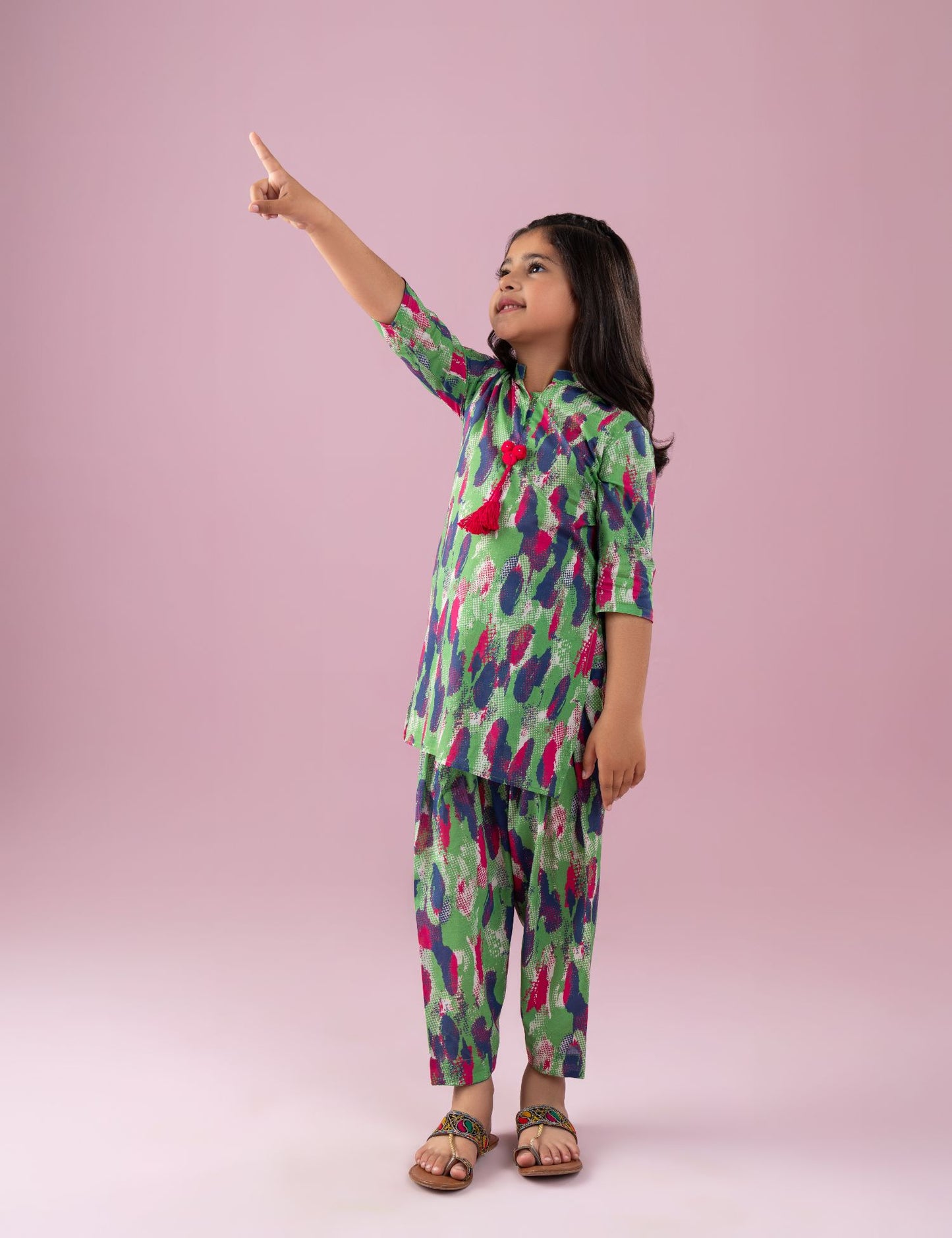 2 PIECE PRINTED SUIT