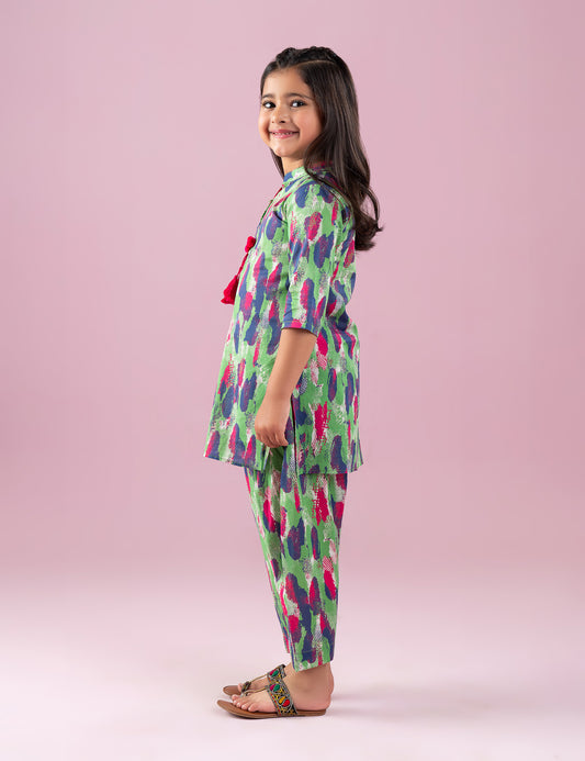 2 PIECE PRINTED SUIT