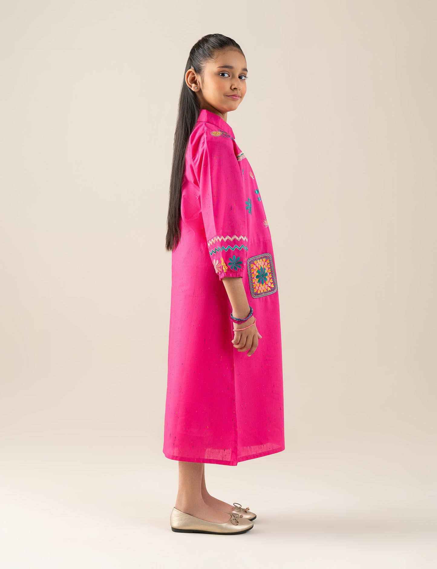 EMBROIDERED DRESS