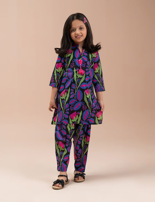 2 PIECE PRINTED SUIT