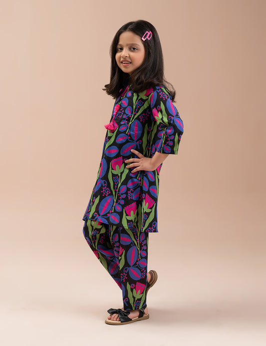 2 PIECE PRINTED SUIT