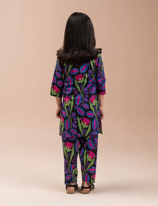 2 PIECE PRINTED SUIT