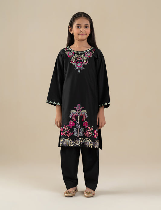 2 PIECE ALLOVER EMBROIDERED SUIT