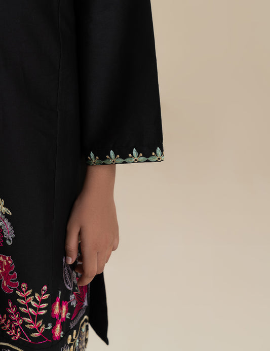 2 PIECE ALLOVER EMBROIDERED SUIT