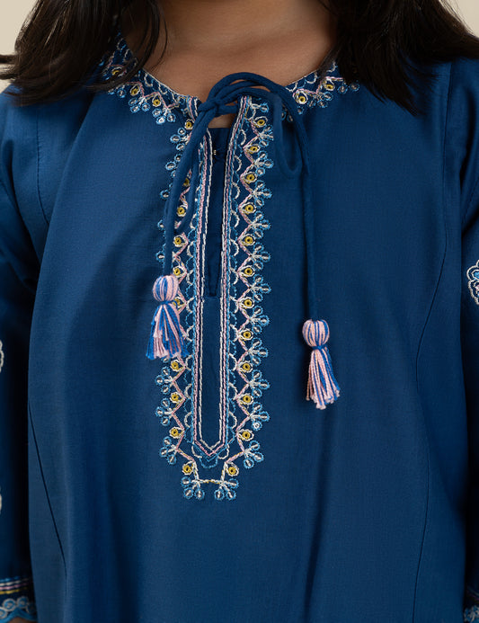 2 PIECE VIBRANT EMBROIDERED SUIT